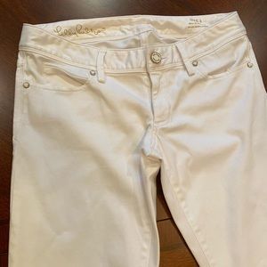 Lily Pulitzer white jeans